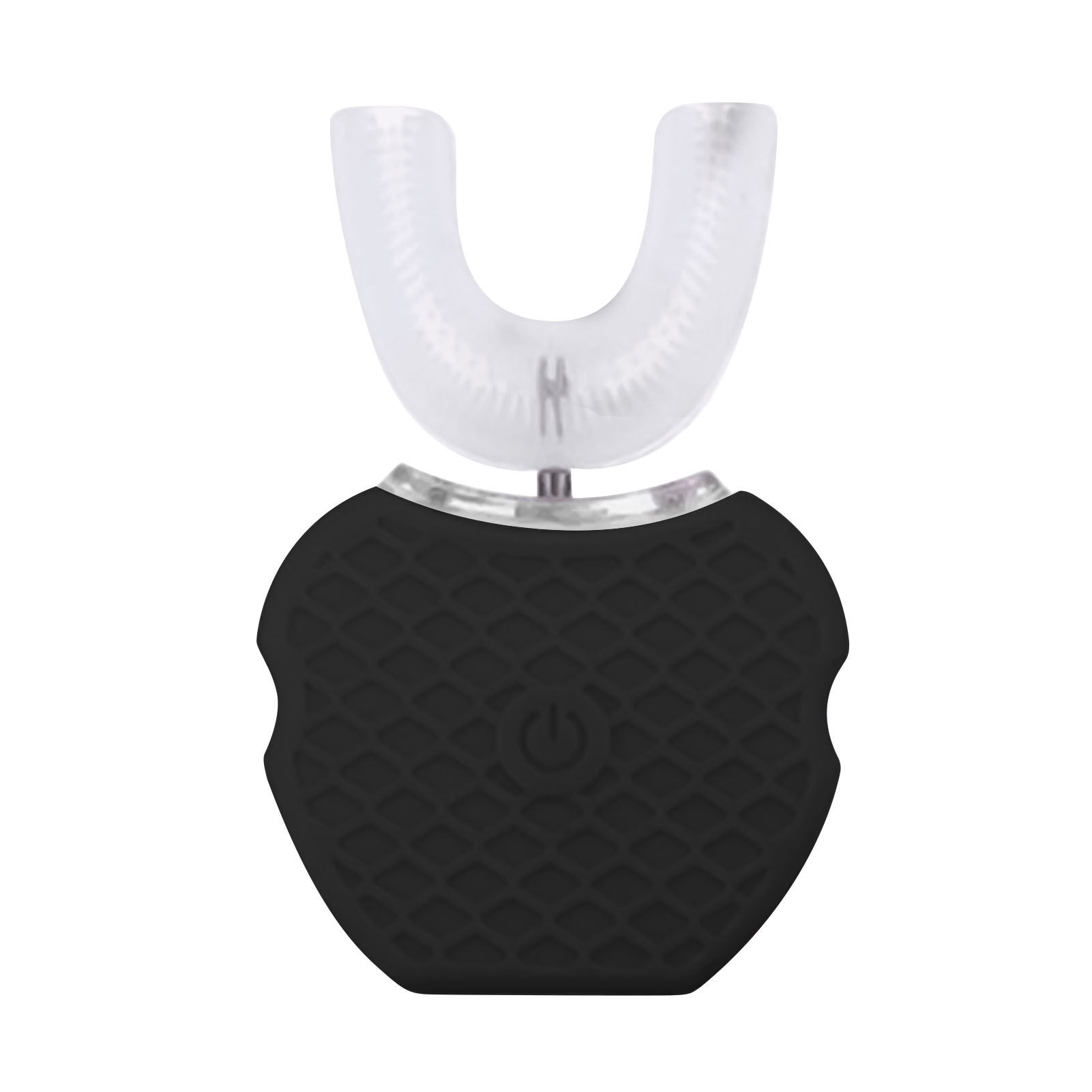 Ultrasonic U-Shape 360° Electric Toothbrush Practical Sturdy Electric Toothbrush For Travel: black