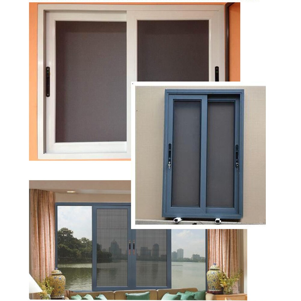 1 Pcs Sliding Glass Door Window Handle Lock Hook Style Flush Mount Zinc Alloy AI88