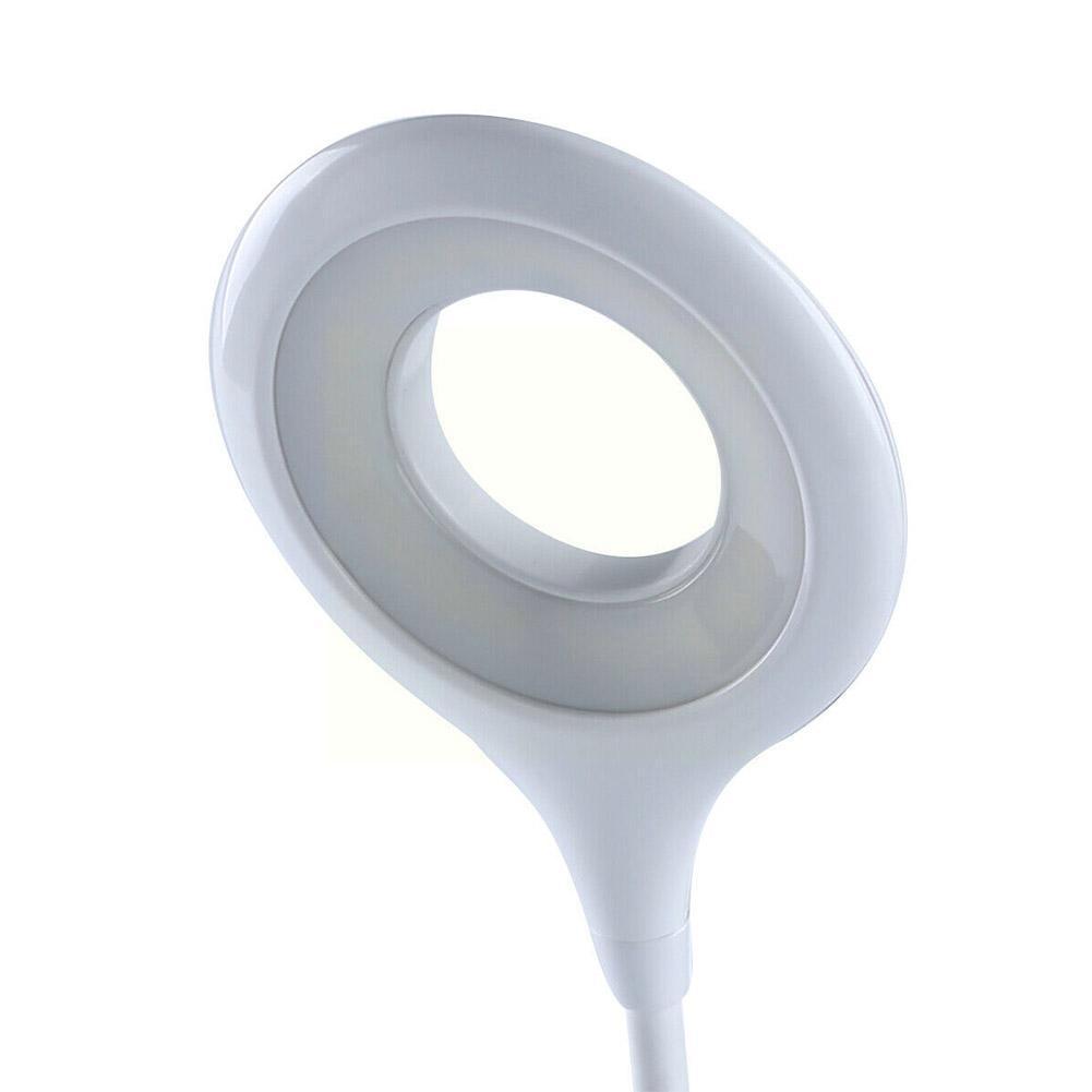 Table Lamp Clip Led With Battery Bendable Desk Lamp Gooseneck Desktop Clip Light Study Rechargeable Table Lamps Magnifier O7C7