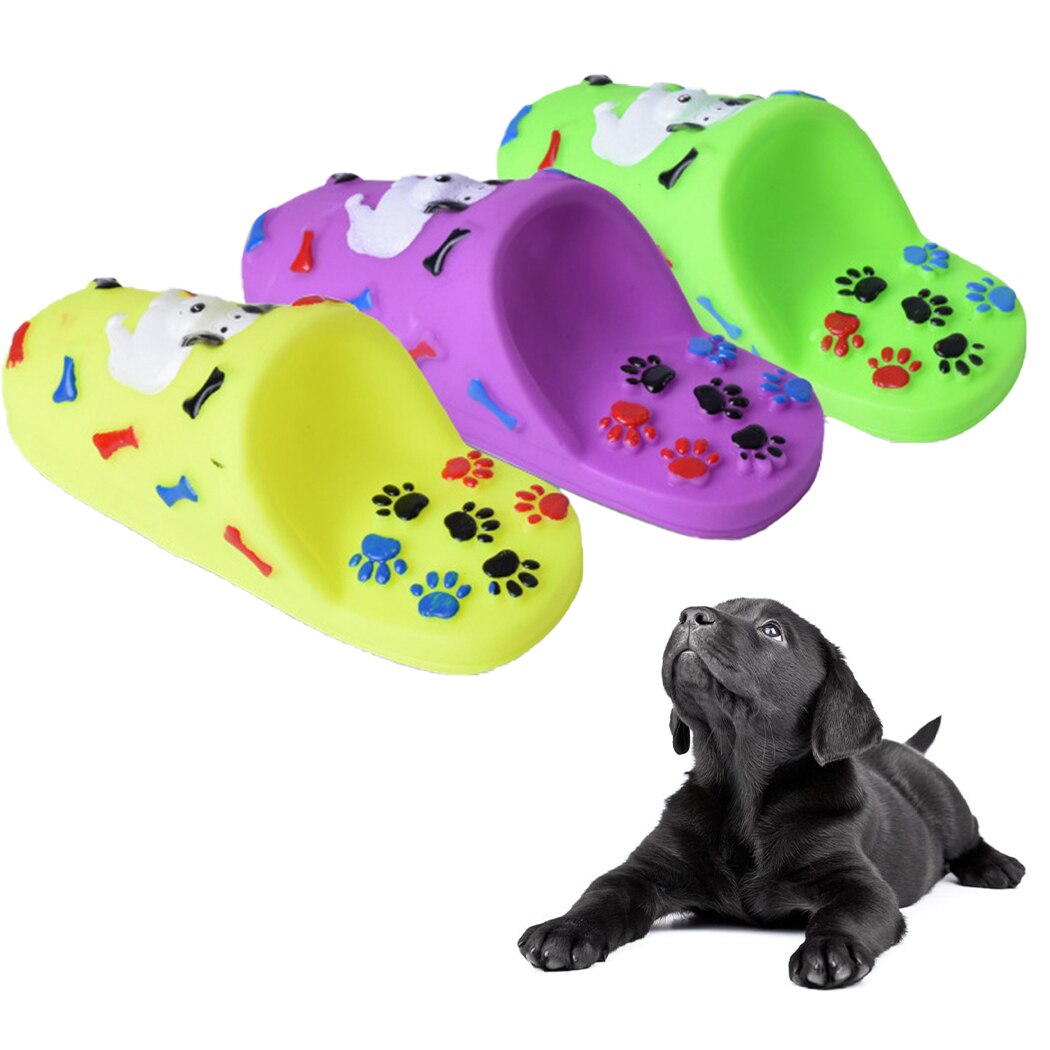 Valp toffel leksak rolig interaktiv leksak tecknad tass hund barnsjukdomar leksak husdjur pipande leksak hund bite ljud realistisk leksak slumpmässig färg: Default Title
