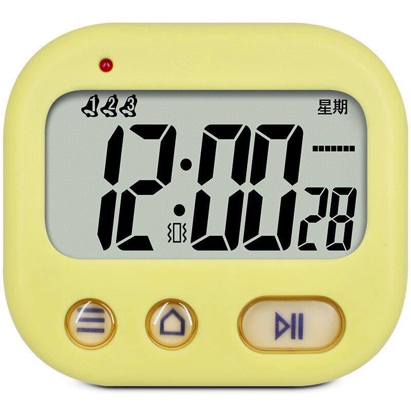 Quiet Non Ticking Electronic Alarm Clocks Home Led Digital Kids Alarm Clock Night Light Time Alarm Living Room Decoration OO50AC