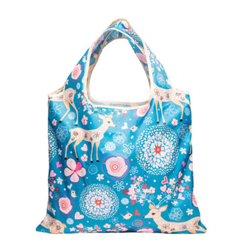 Large Size Foldable Shopping Bag Reusable Eco-friendly Waterproof Backpacks Tote Grocery Foldable Storage Bag Shopper bag: 4