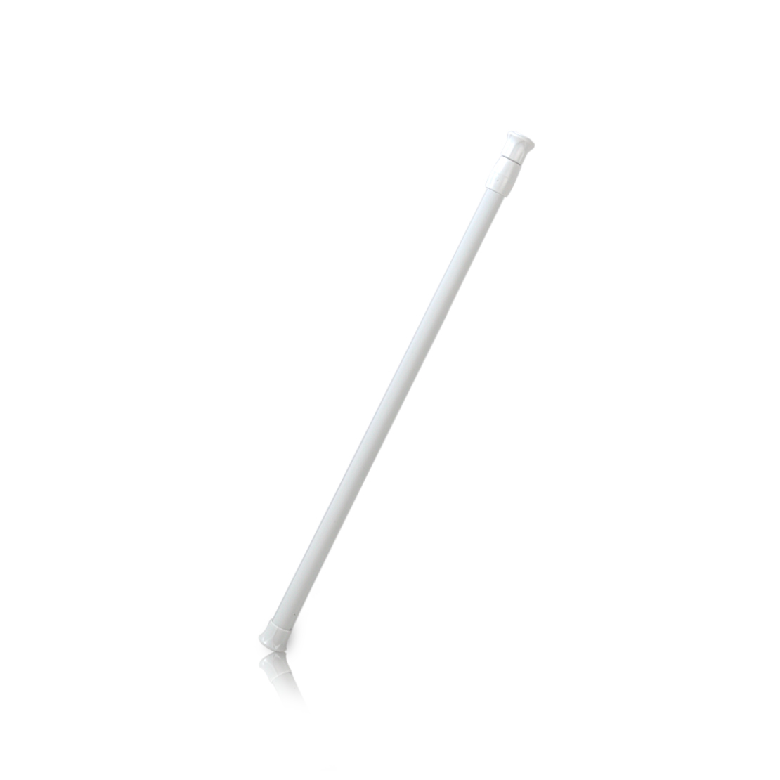 Tringle de traction à ressort extensible et réglable de 30 à 50cm, tringle de rideau télescopique pour douche, produits de fenêtre de salle de bains: White 30-50cm