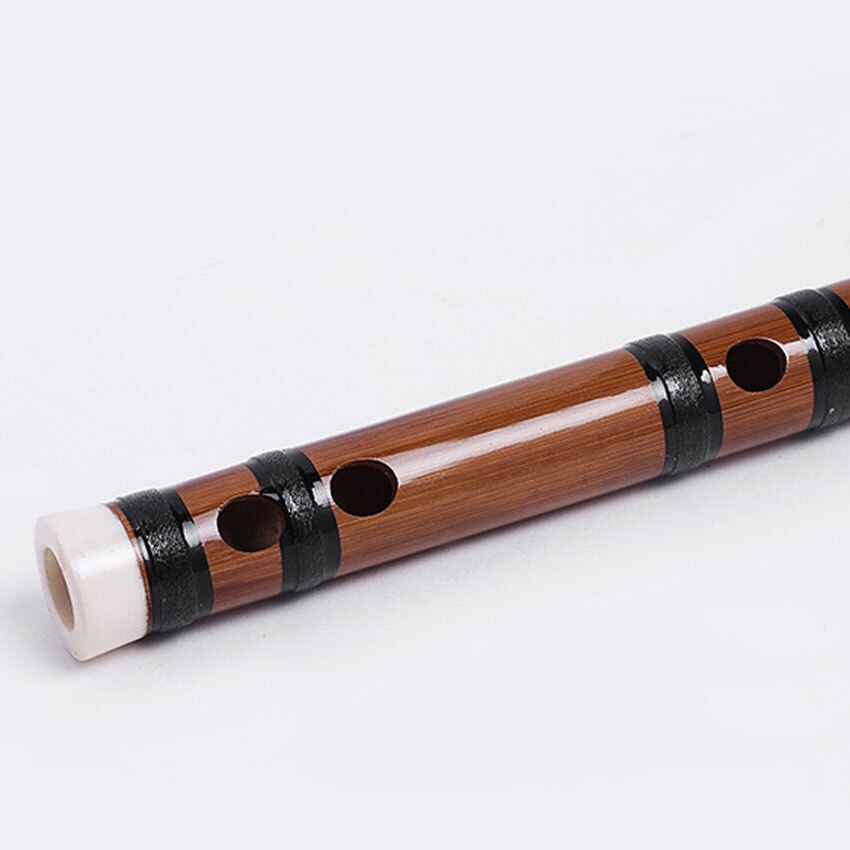 Kinesisk bambusfløjte dizi traditionelle blæseinstrumenter på tværs af bambu flauta c / d / e / f / g nøgle håndlavet med tilbehør