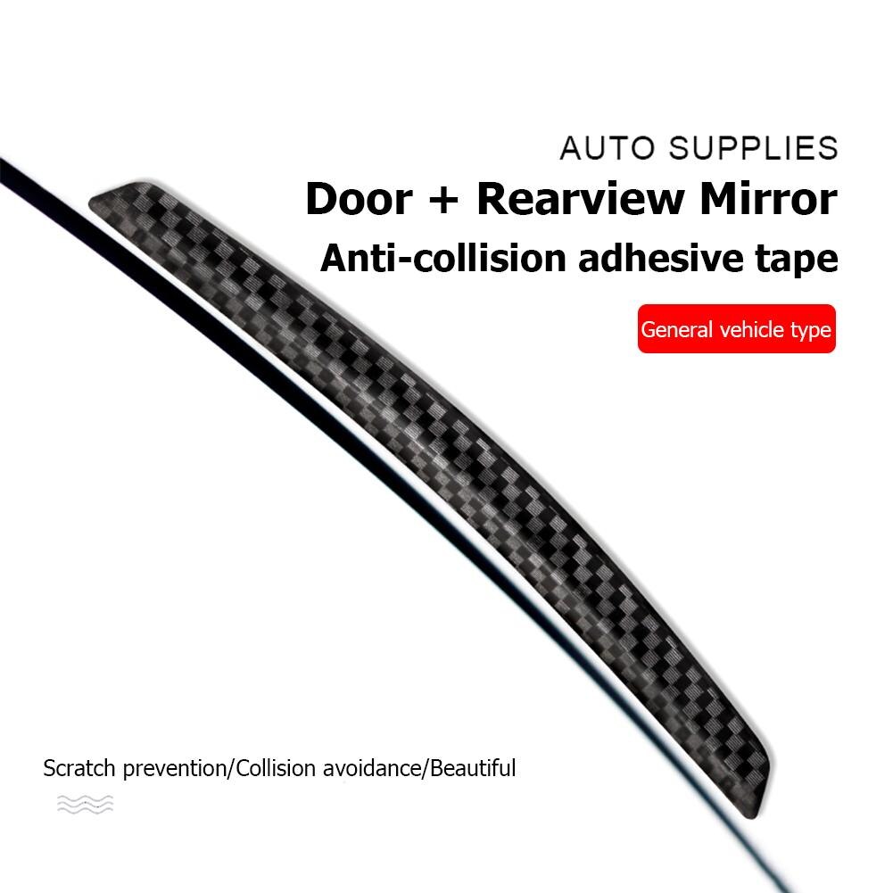 4 Stuks Duurzaam Auto Anti-Collision Strips Hit Kleur Autodeur Edge Anti-Collision Strips Anti-Kras stickers Protector Guard