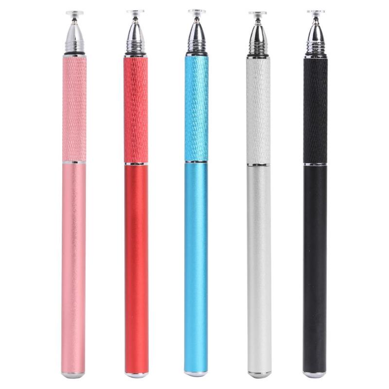 5 Kleuren Capacitieve Pen Touch Screen Tekening Stylussen Pen W/Geleidende Touch Sucker Capacitieve Sucker Stylus Touch Screen Pen