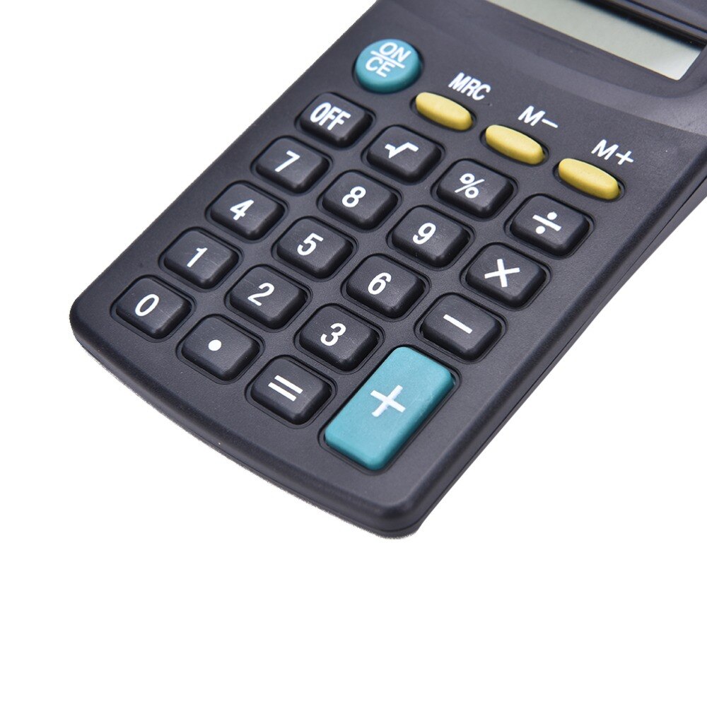 Mini calculadora electrónica de dígitos para estudiantes, suministros de oficina