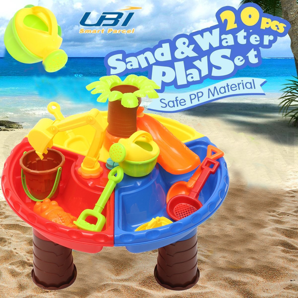 22 Stks/set Kid Plastic Zand Pit Set Strand Zand Tafel Water Activity Play Speelgoed Fun Outdoor Strand Zandbak Speelgoed Set voor Kinderen Kids
