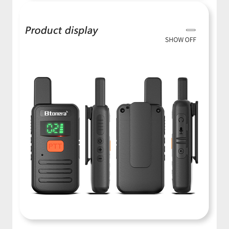 Btonera T1 Mini Walkie Talkie pmr 446 Profesjonalne Walkie Talkie Largo Alcance mini Radio Walkie Talkie Walkie Talkie Largo Alcance