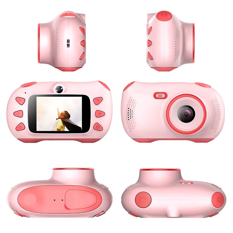 Kinderen Mini Camera 2 "1080P Hd Kind Leuke Cartoon Video-opname Recorder Automatische Fotografie Cam Kids