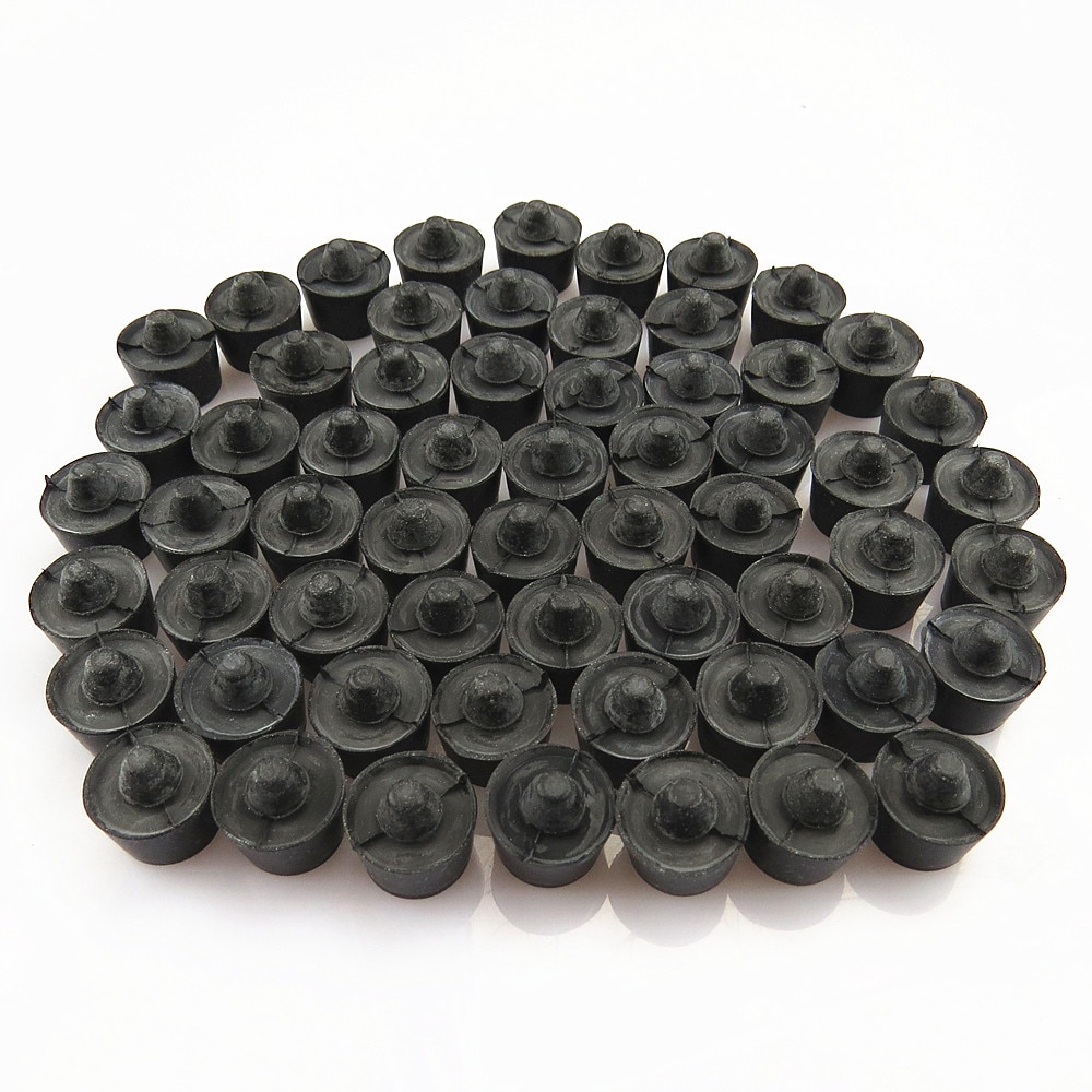 SCJYRXS 100 Pcs Car Door Panel Cushion Shockproof Rubber Buffering Stopper 1K8837529 1K8 837 529 For Golf MK5 MK6 Sharan Polo