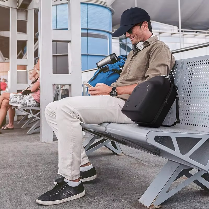 Hat Travel Bag Baseball Cap Case Sport Storage Box Display EVA Carrying Bags Solid Color Unisex Baseball