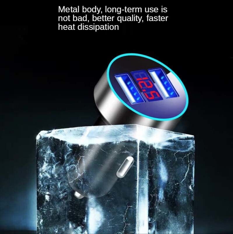 Auto Lader Snel Opladen Een Met Twee Sigarettenaansteker Auto Mobiele Telefoon Oplader Conversie Plug Autolader Flash Lading