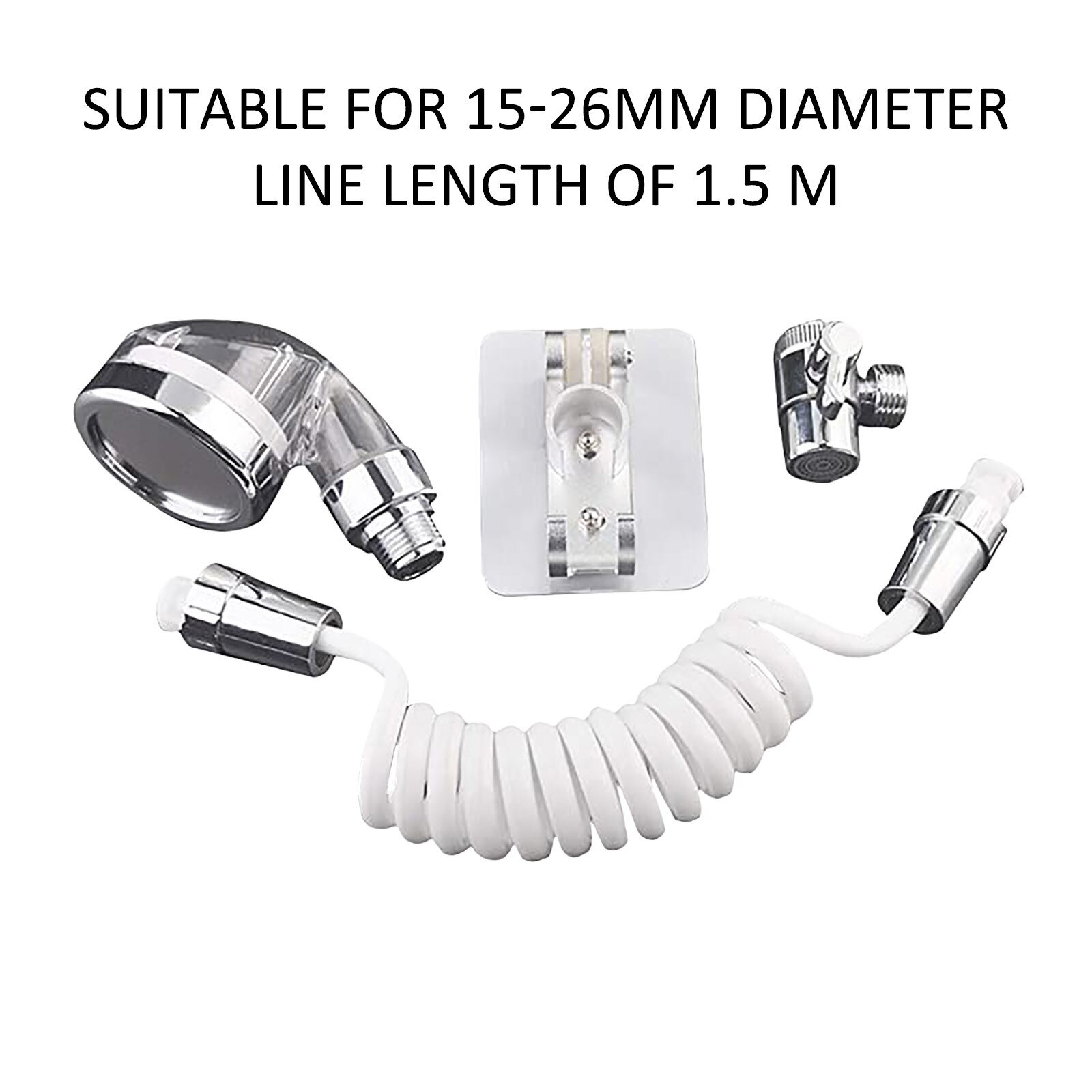 Bathroom Shower Head Faucet External Hand Shower Bidet Sprayer Faucet Filter Flexible Suit Wash Hair Kitchen Sink Tap Save Water