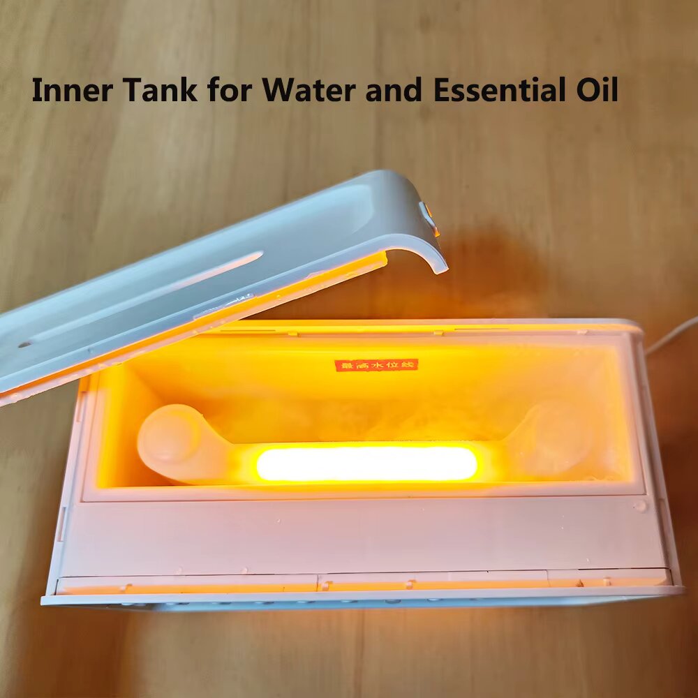 White Noise Machine Diffuser Air Aroma Diffuser Humidifier With 8 White Noise Adjustable, Night Light, Bluetooth Speaker