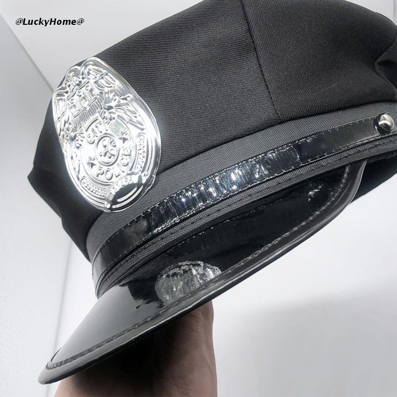 Cosplay Police Hat Halloween Costume Party Supplies Special Police Props