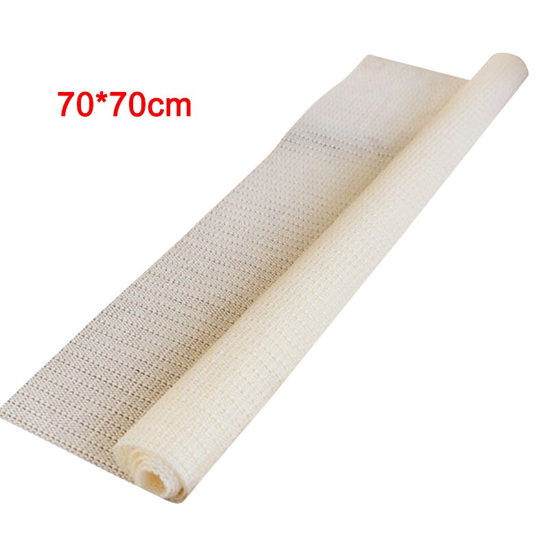 Newest Anti-Slip Mat Underlay Protection for Carpets Rug Gripper Anti Slip Rug Mat: 70x70cm