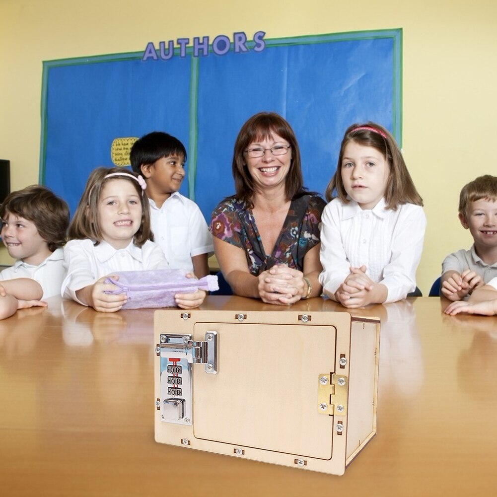 Mechanische Passwort Kasten Entwickeln freundlicher Denken Kreativität Modell DIY Wissenschaft Experiment Bausätze Art Pädagogisches Spielzeug