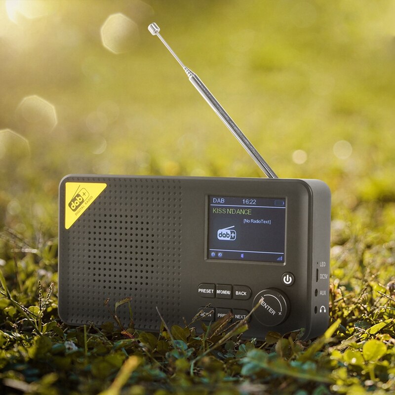 Portable Bluetooth Digital Radio DAB/DAB+ and FM Receiver Rechargeable Lightweight Home Radio