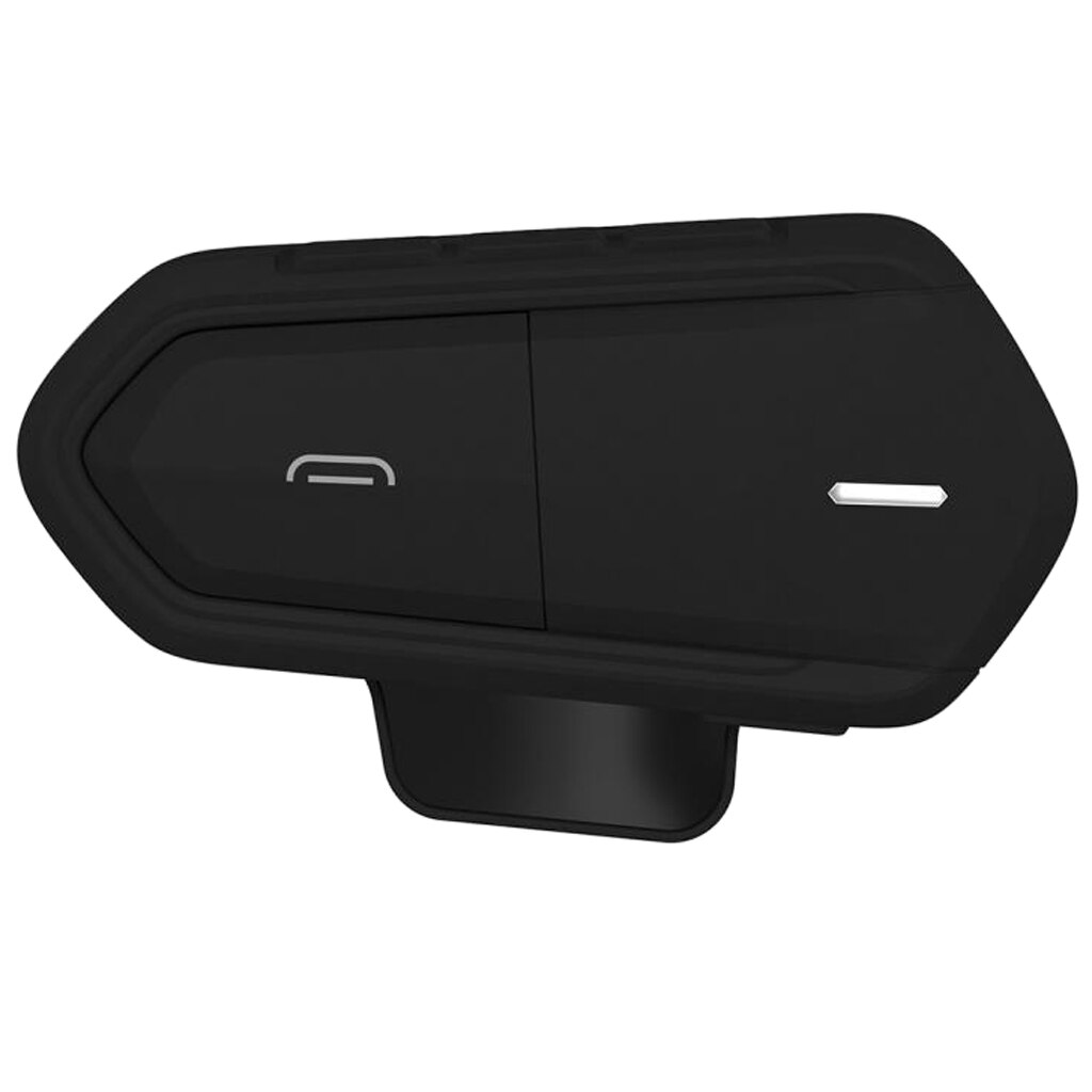 Motorsykkel intercom hjelm bluetooth 4.1 vanntett fm-radio (svart)
