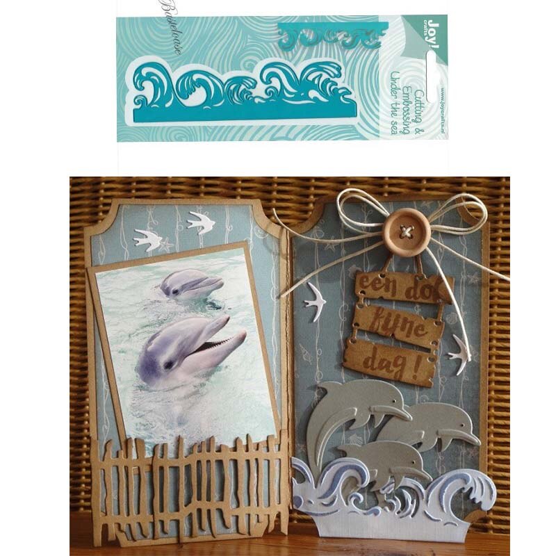 CH Ocean World 3D Stitched DIY Scrapbooking Stamps Craft Embossing Die Cut Making Stencil Template: 13
