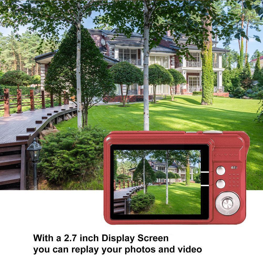 2.7 Inch Mini Digitale Camera 24 Megapixels Cmos 8x Camera Vlog Fotografie Recorder Night Digitale Dv Zoom Vedio P7c1