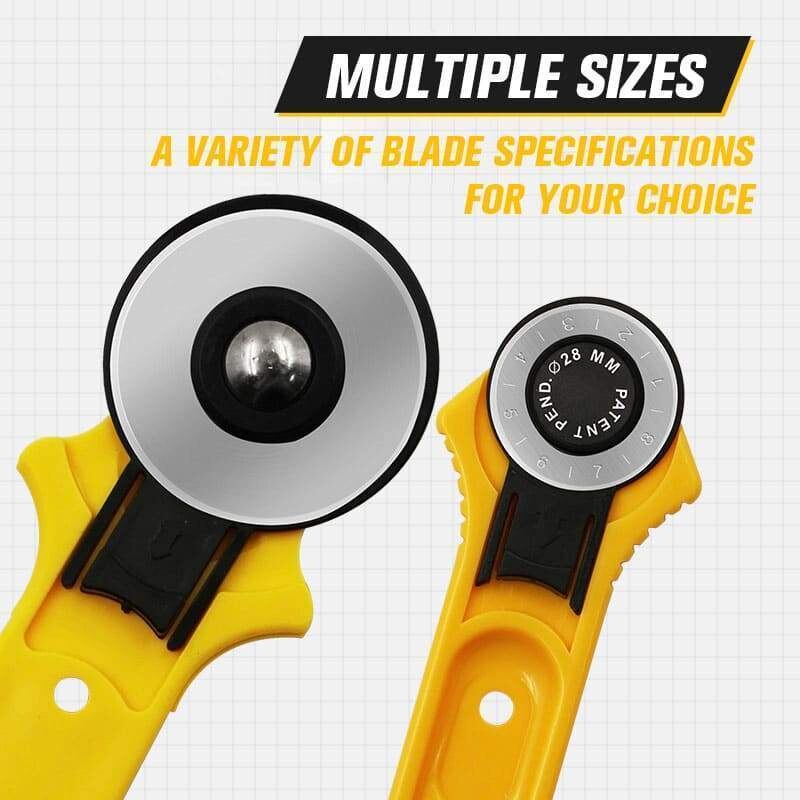 1Pcs Doek Rotary Cutter Patchwork Ronde Kookplaat Stof Cutter Rvs Doek Mes Diy Papier Gesneden Mes Naaien Accessoires