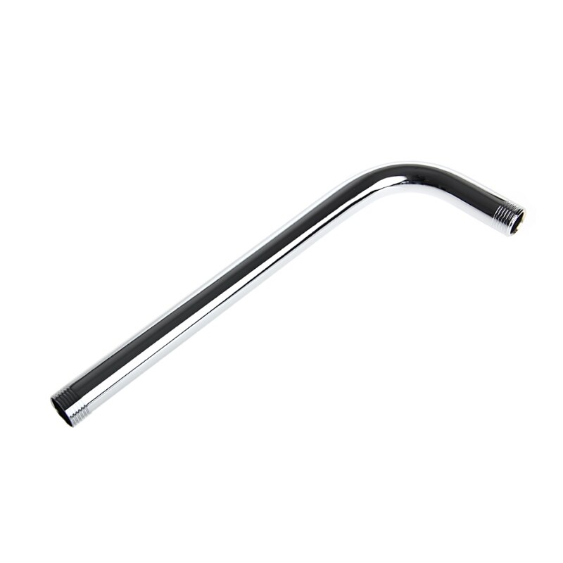 Shower Head Arm 40CM Round Curve Stainless Steel Finish Rainfall Bathroom Home