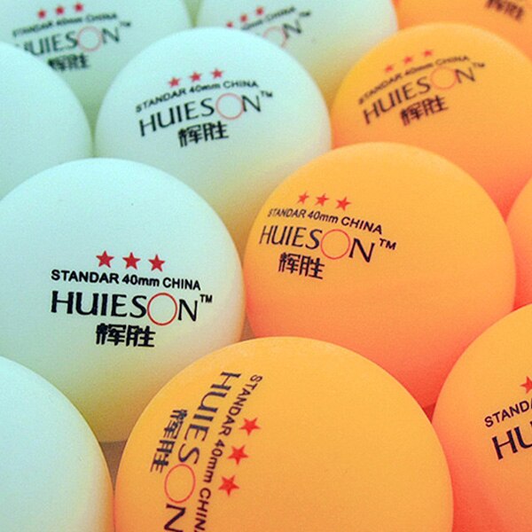 30pcs/set 3-Star Table Tennis Balls Pingpong Amateur Training Ball RW