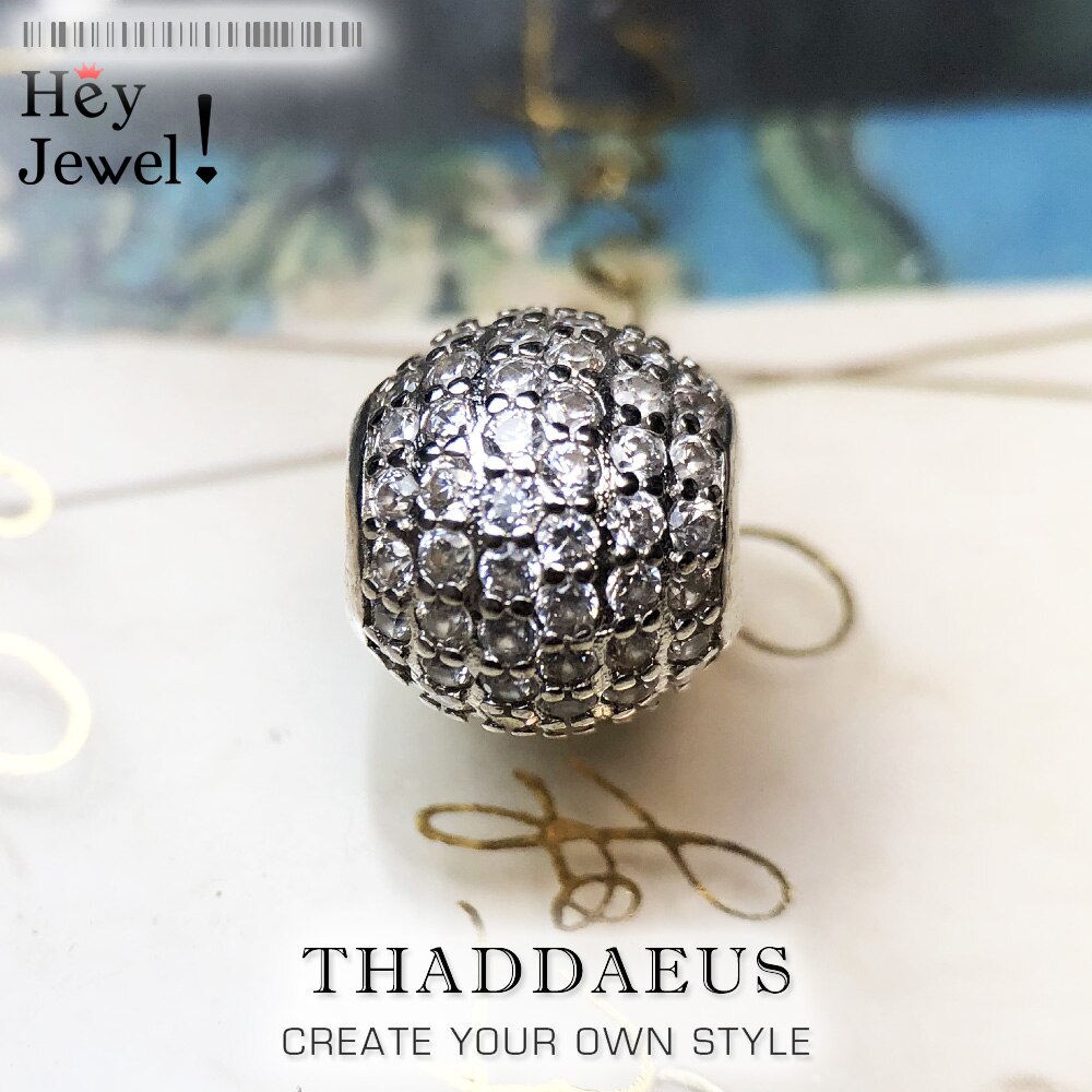 Koraliki białe wybrukować,2018 marka 925 srebro i CZ paciorki pasuje robić bransoletki europa prezent akcesoria biżuteryjne dla kobiet i mężczyzn