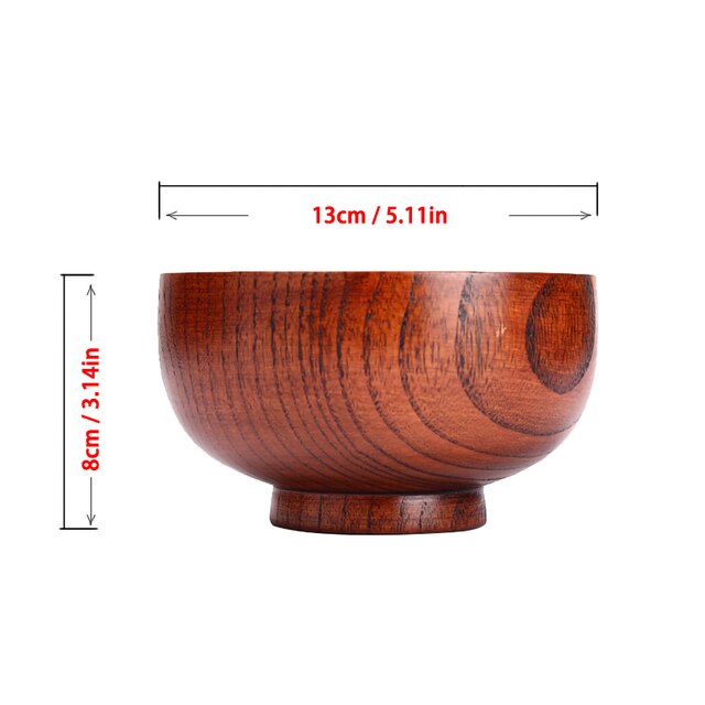 Karikatur Totoro Schüssel Suppe Salat Reis Nudel Schalen Natürliche Jujube freundlicher Original Holz Schüssel Geschirr Japanischen Stil Holz Schüssel