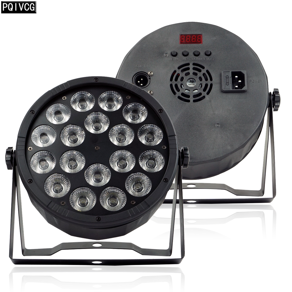 Large Lens 18x12w Led Par Light RGBW 4-in-1 DMX512 Plastic Par Light Stage Dj Light