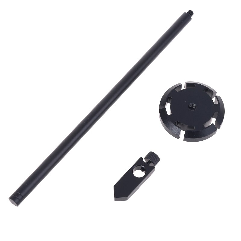 185Mm Aluminium VC-2 Grafische Kaarthouder Jack Beugel Desktop Pc Computer Case Video Waterkoeling Kit Ondersteuning Stand: Black