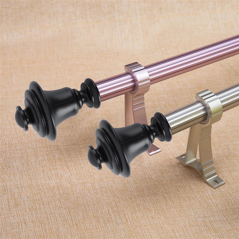 2pcs 3/4 Inches Double Hook Roman Curtain Rod Hold... – Grandado