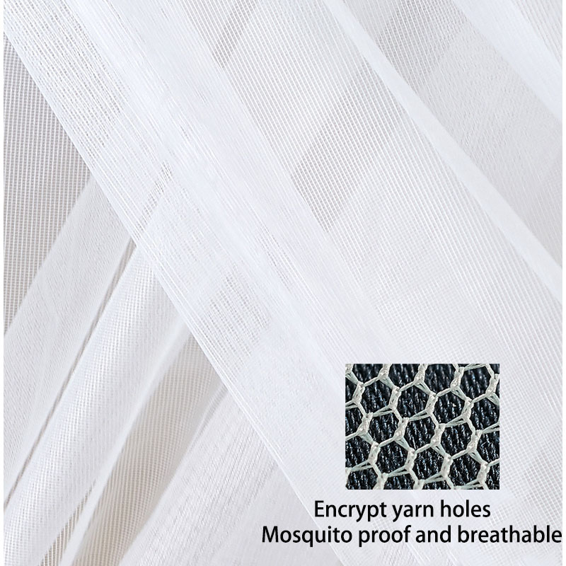 180 x 200 cm Moskitonetz 360 ° Schutz, faltbar, voller Boden, großer Platz, Moskitonetz, Reißverschluss, Doppeltür-Zelt