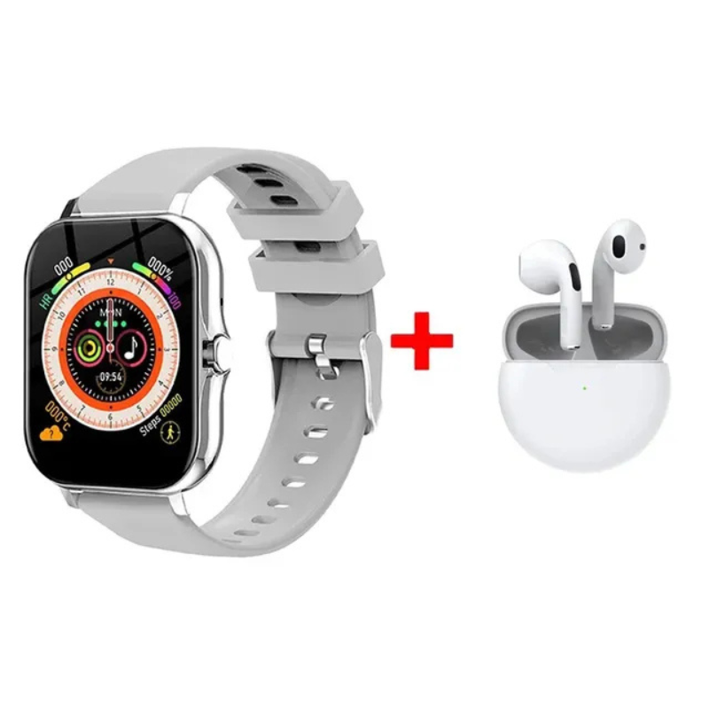 Inteligentny zegarek sportowy ze słuchawkami Zegarki sportowe zdatność monitor pracy serca Odbieranie połączeń Wodoodporny smartwatch dla kobiet mężczyzn Prezent: Różowy