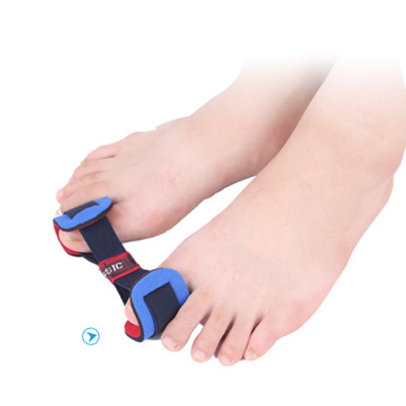 1PC Hallux Valgus Corrector Elastic Belt Big Toe Separator Bunion Splint Recovery Training Brace Straightener Feet Care Tool