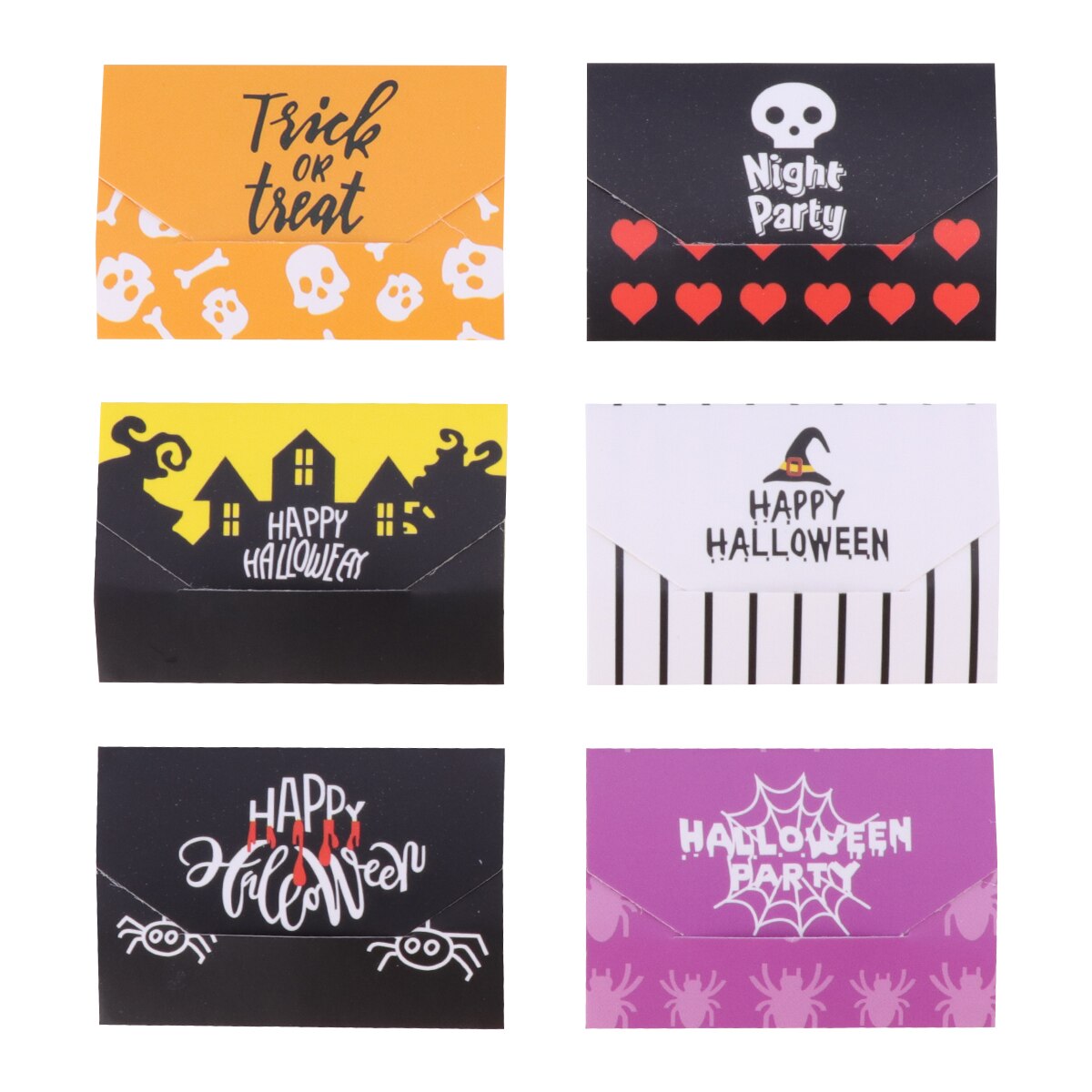 12pcs Greeting Card Durable Sturdy Halloween Card for Festival