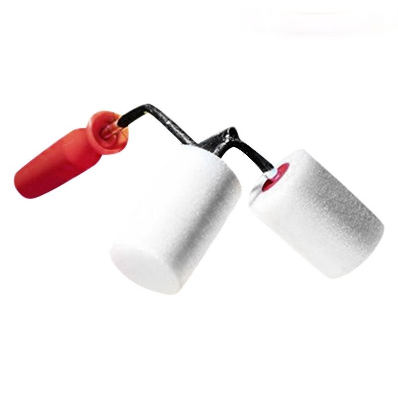 Double Sided Paint Roller Brush Roller Brush Painting Brushes Cylindrical Corner Painting Home Improvement Tools: Default Title