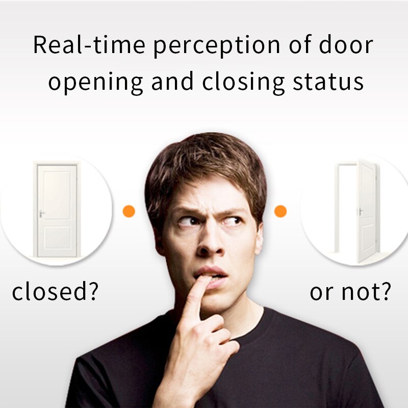 Xiaomi Aqara sensore per porte e finestre Zigbee connessione senza fili telecomando intelligente mini sensore per porte funziona con MiHome/Mela casa kit