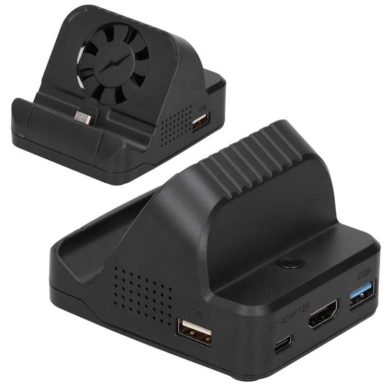 game accessories Video Converter High Definition Multimedia Interface Type‑C Charging Dock W/Cooling Fan for Game Machine