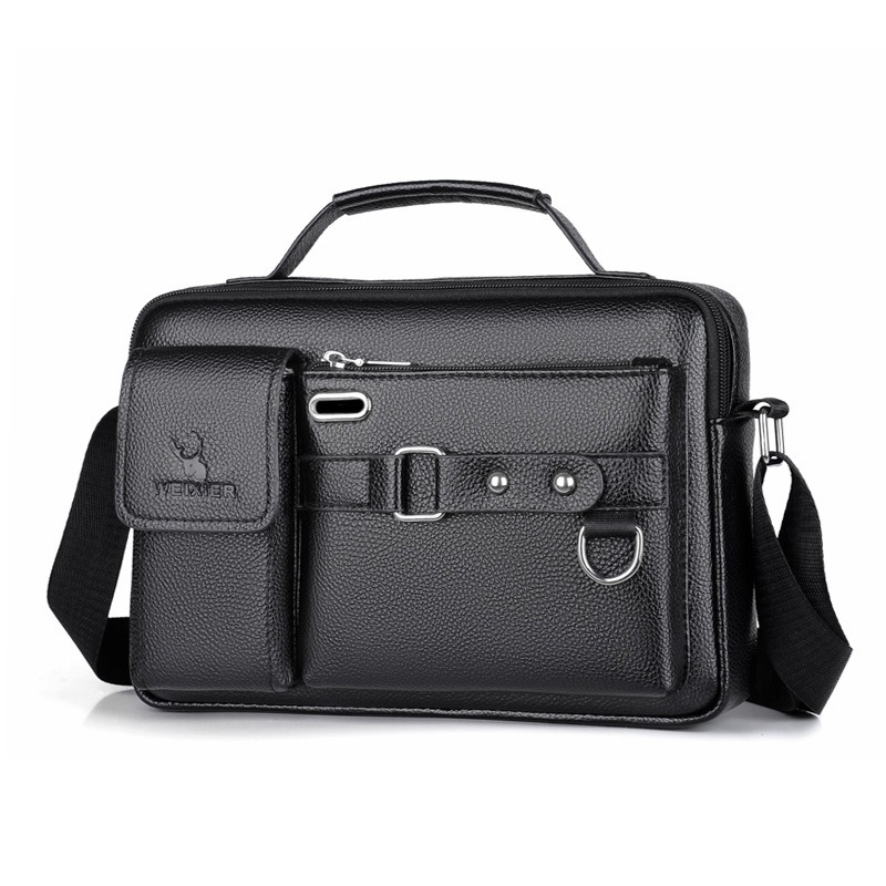 Herre enkelt skulder crossbody taske til forretningspendling, herre enkelt skuldertaske med eksklusiv følelse, herre skuldertaske