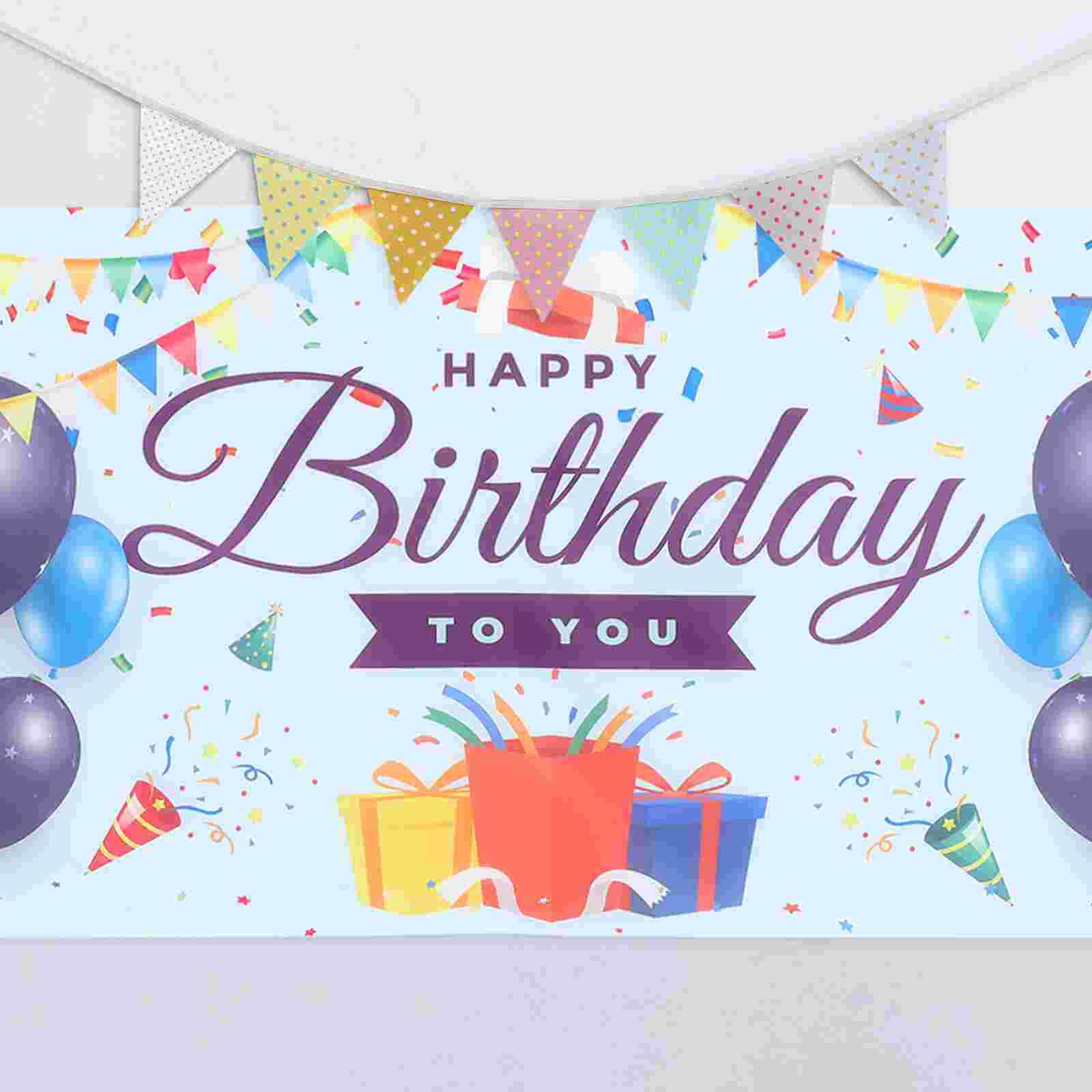 Background Layout Decor for Birthday Photo Background Banner