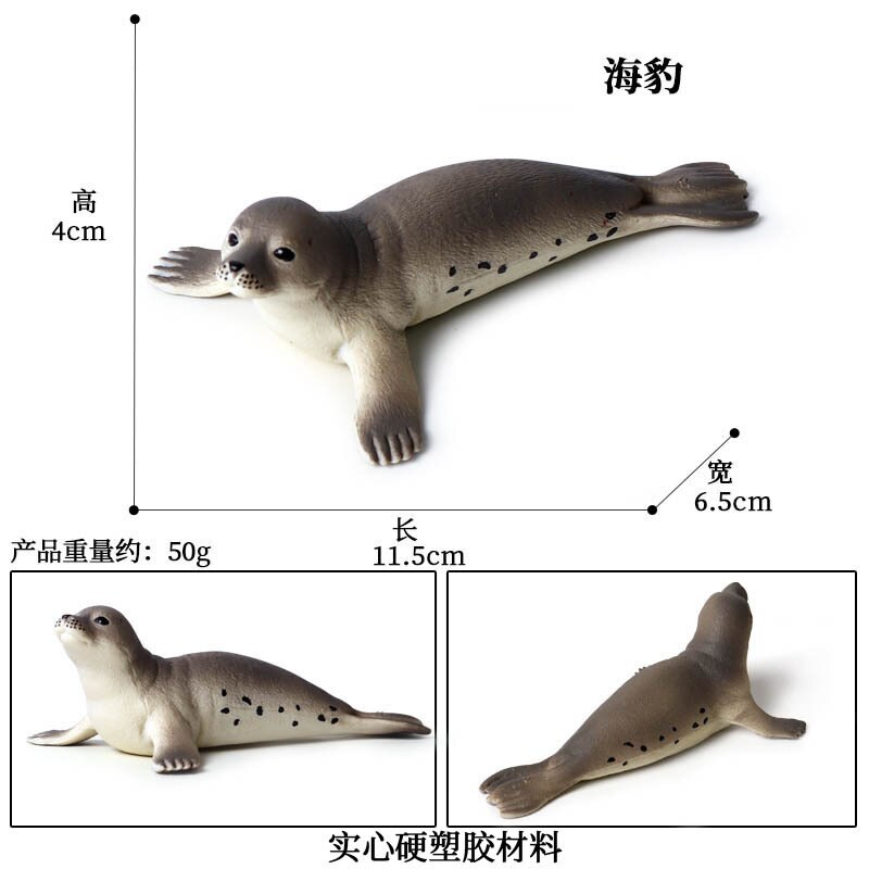 Simulatie Oceaan Dier Seal Zeeleeuw Walrus Model Action Figure Beeldjes Collectie Cognitie Educatief Childrens Toys: M-961