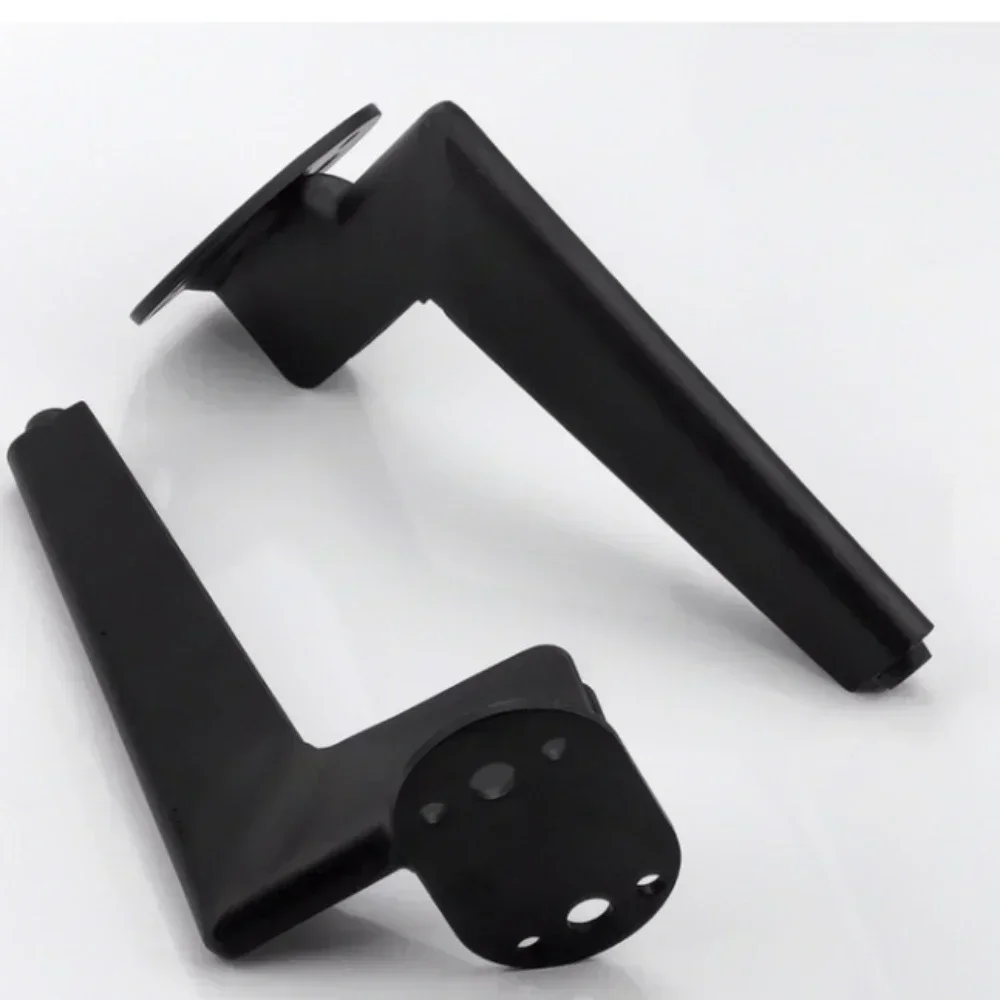 4 stk 15cm sofatilbehør, deler, møbelkomponenter, svarte, gylne møbelben, metall, sengeføtter, bordføtter, møbelben