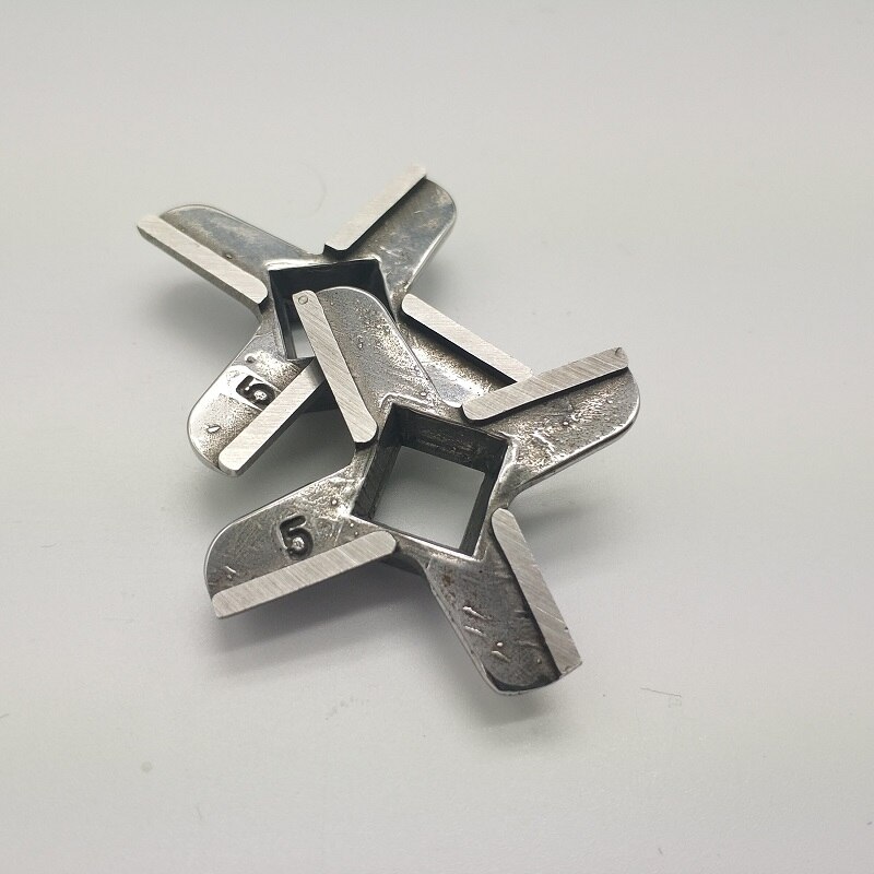 Ss304 2 Stück fleischwolf klinge fleischwolf messer für Zelmer ADLER Westen GORENJE Vitek Braun Kenwood Supra NOVEX KAMBROOK NOVIS