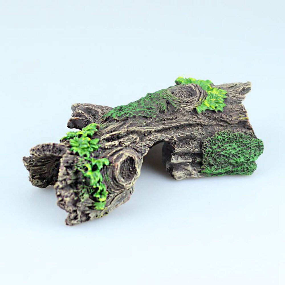 1Pc Niet Giftig Schuilplaatsen Landscaping Ornament Ontsnapping Gat Aquarium Holle Boom Gat Aquarium Voor Thuis