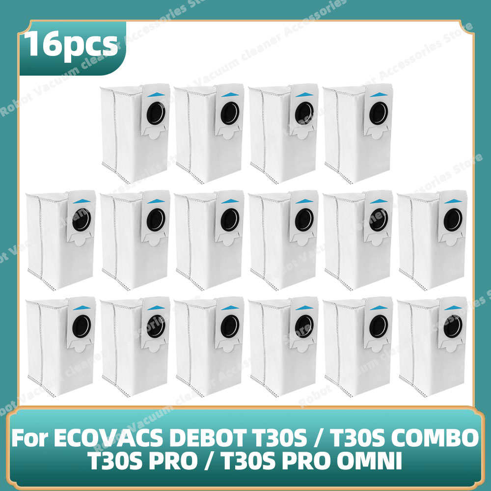 Compatibile per ECOVACS DEBOT T30S / T30S COMBO / T30S pro / T30S pro OMNI / T30S AI Parti Principale Spazzola Laterale Filtro Mocio Sacchetto per la Polvere: Radura