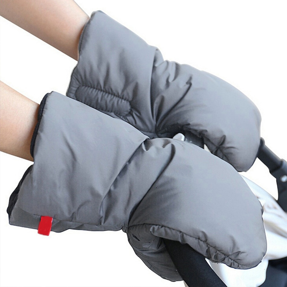 Vinter varma barnvagnshandskar sittvagn handmuff vattentät barnvagn tillbehör vantar babytillbehör barnvagn clutch vagn handskar