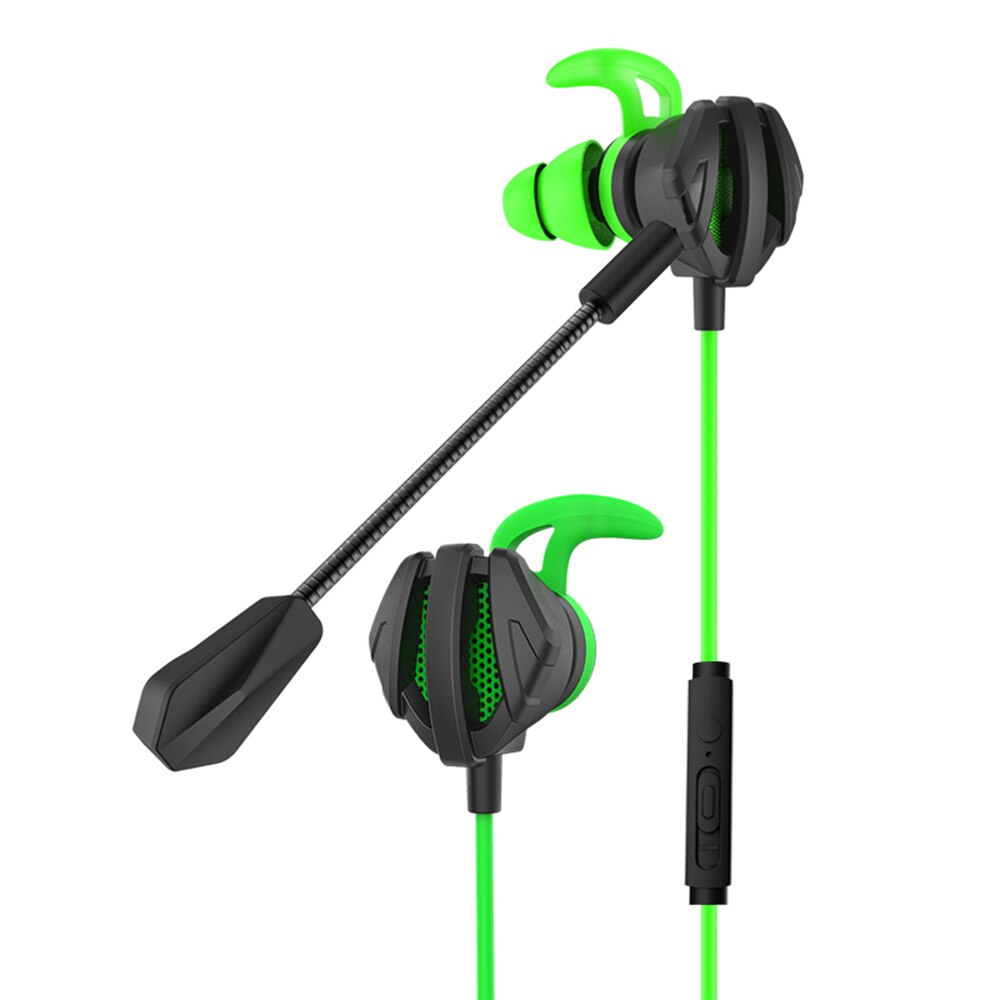 Pc Gaming Headset Oortelefoon Hoofdtelefoon Met Microfoon Volumeregeling Stereo Noise Cancelling Voor Telefoon Xbox Gamer PS4: green